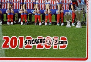 Figurina Team shot - Atletico de Madrid 2012-2013 - Panini