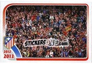 Sticker Afición - Atletico de Madrid 2012-2013 n. 9 - Panini