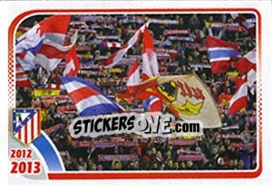Sticker Afición - Atletico de Madrid 2012-2013 n. 10 - Panini