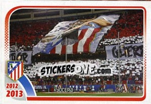 Sticker Afición - Atletico de Madrid 2012-2013 n. 11 - Panini