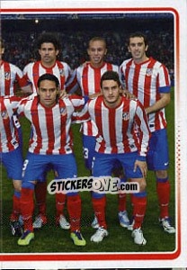 Sticker Alineación equipo titular - Atletico de Madrid 2012-2013 - Panini