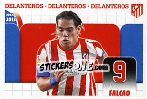 Sticker Falcao - Atletico de Madrid 2012-2013 n. 26 - Panini