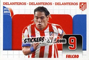 Sticker Falcao - Atletico de Madrid 2012-2013 - Panini