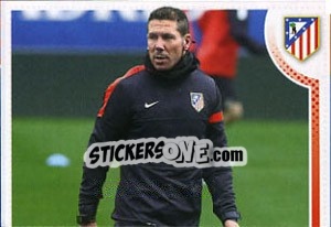 Sticker Diego Pablo Simeone - Atletico de Madrid 2012-2013 n. 28 - Panini