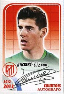 Sticker Courtois - Atletico de Madrid 2012-2013 n. 33 - Panini