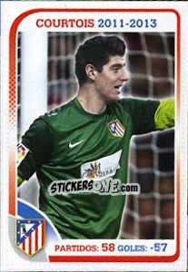 Sticker Courtois - Atletico de Madrid 2012-2013 n. 35 - Panini