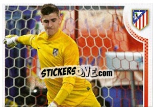 Sticker Courtois - Atletico de Madrid 2012-2013 n. 36 - Panini