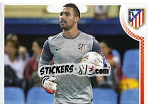 Sticker Sergio Asenjo - Atletico de Madrid 2012-2013 n. 40 - Panini