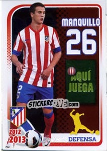 Sticker Manquillo - Atletico de Madrid 2012-2013 n. 55 - Panini