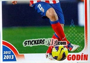 Sticker Godin - Atletico de Madrid 2012-2013 n. 65 - Panini