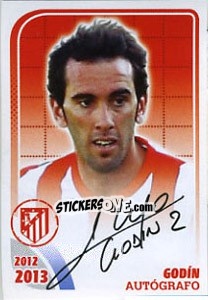 Sticker Godin - Atletico de Madrid 2012-2013 - Panini