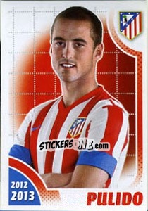 Cromo Pulido - Atletico de Madrid 2012-2013 - Panini