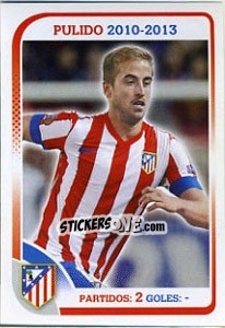 Sticker Pulido - Atletico de Madrid 2012-2013 n. 78 - Panini