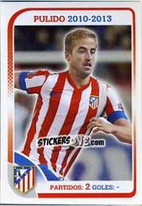 Figurina Pulido - Atletico de Madrid 2012-2013 - Panini