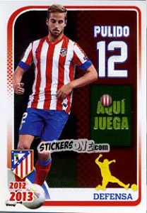 Cromo Pulido - Atletico de Madrid 2012-2013 - Panini