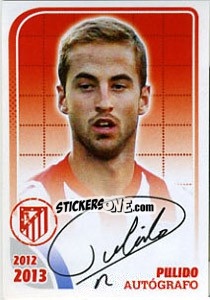 Sticker Pulido - Atletico de Madrid 2012-2013 n. 80 - Panini