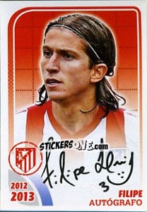Sticker Filipe Luis - Atletico de Madrid 2012-2013 n. 81 - Panini
