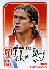 Cromo Filipe Luis - Atletico de Madrid 2012-2013 - Panini