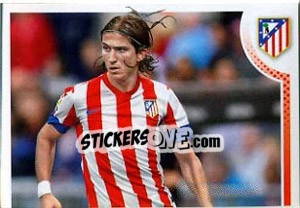 Cromo Filipe Luis - Atletico de Madrid 2012-2013 - Panini