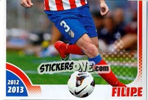 Sticker Filipe Luis - Atletico de Madrid 2012-2013 - Panini