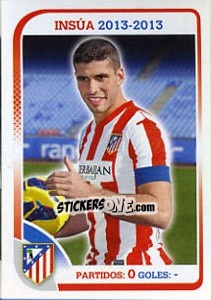 Figurina Insua - Atletico de Madrid 2012-2013 - Panini