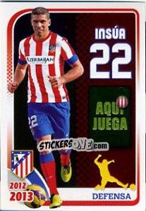 Sticker Insua - Atletico de Madrid 2012-2013 - Panini