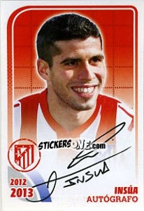 Sticker Insua - Atletico de Madrid 2012-2013 n. 92 - Panini