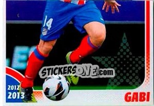 Sticker Gabi - Atletico de Madrid 2012-2013 - Panini