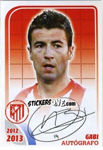 Figurina Gabi - Atletico de Madrid 2012-2013 - Panini