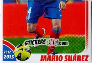 Cromo Mario Suarez - Atletico de Madrid 2012-2013 - Panini