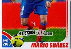 Sticker Mario Suarez - Atletico de Madrid 2012-2013 n. 109 - Panini