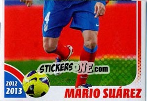 Figurina Mario Suarez - Atletico de Madrid 2012-2013 - Panini