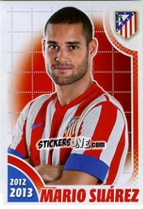Sticker Mario Suarez - Atletico de Madrid 2012-2013 n. 110 - Panini