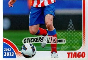 Sticker Tiago - Atletico de Madrid 2012-2013 n. 113 - Panini