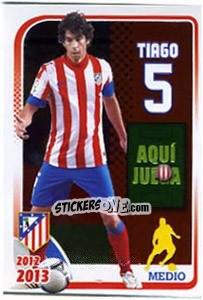 Sticker Tiago Mendes - Atletico de Madrid 2012-2013 n. 115 - Panini