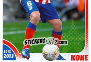 Sticker Koke - Atletico de Madrid 2012-2013 n. 121 - Panini