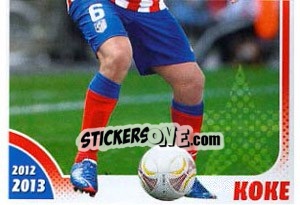 Figurina Koke - Atletico de Madrid 2012-2013 - Panini