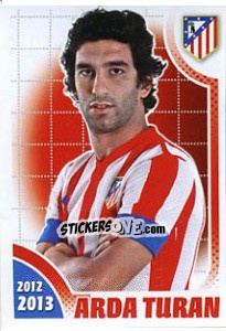 Sticker Arda Turan - Atletico de Madrid 2012-2013 n. 123 - Panini
