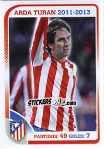 Sticker Arda Turan - Atletico de Madrid 2012-2013 n. 126 - Panini