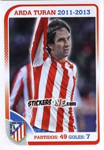 Cromo Arda Turan - Atletico de Madrid 2012-2013 - Panini