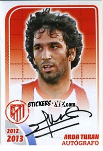 Cromo Arda Turan - Atletico de Madrid 2012-2013 - Panini