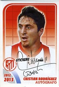 Sticker Cristian Rodriguez - Atletico de Madrid 2012-2013 n. 129 - Panini