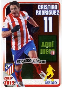 Sticker Cristian Rodriguez - Atletico de Madrid 2012-2013 n. 130 - Panini
