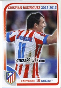 Sticker Cristian Rodriguez - Atletico de Madrid 2012-2013 - Panini