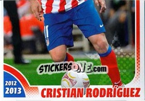 Sticker Cristian Rodriguez - Atletico de Madrid 2012-2013 n. 133 - Panini