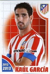 Sticker Raul Garcia - Atletico de Madrid 2012-2013 - Panini