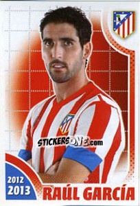 Sticker Raul Garcia - Atletico de Madrid 2012-2013 n. 135 - Panini
