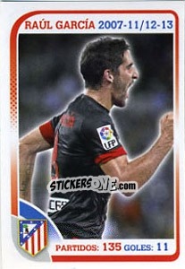 Sticker Raul Garcia - Atletico de Madrid 2012-2013 n. 138 - Panini