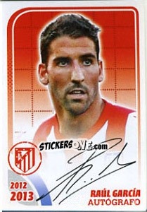 Sticker Raul Garcia - Atletico de Madrid 2012-2013 n. 140 - Panini
