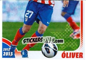 Sticker Óliver Torres - Atletico de Madrid 2012-2013 - Panini